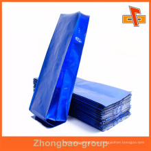 Sello Térmico Color Azul Impresión a la Impresión Gusset Lateral Bolso Vacío Con Aluminio Para Café o Té